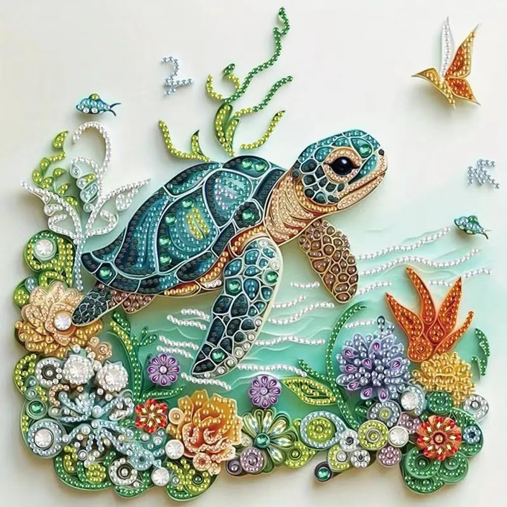 Resin Craft For Beginners - Zeeschildpad Diamant Schilder Kits voor Volwassenen