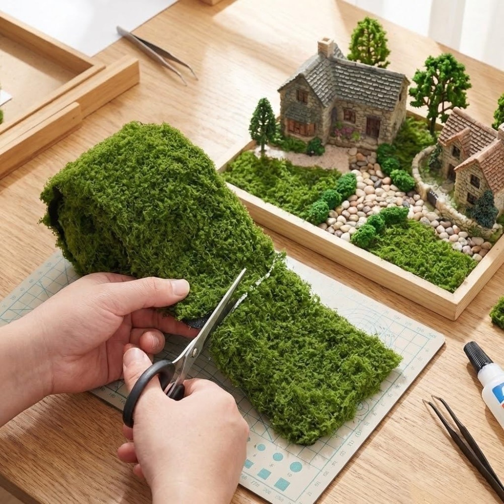 Kunstmatige mosmat, kunstmatig - Terrarium Moss Art recensie en prijs
