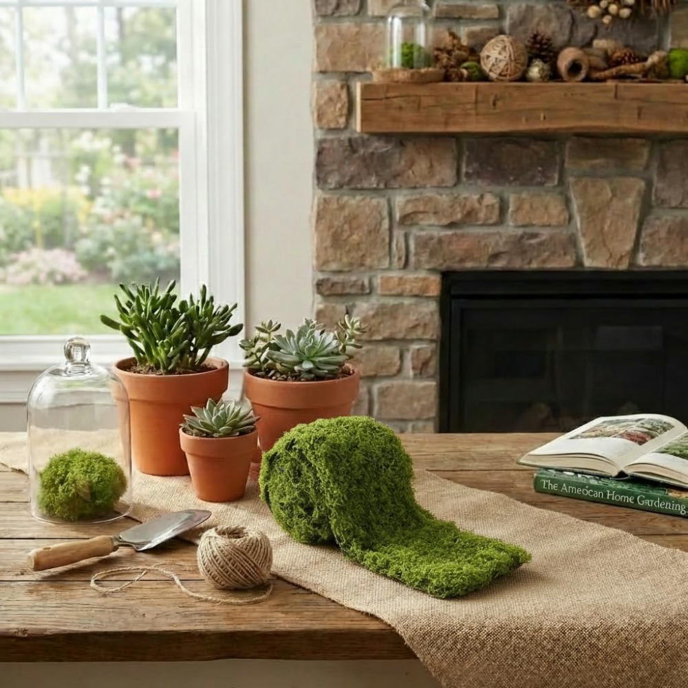 Kunstmatige mosmat, kunstmatig - Terrarium Moss Art recensie en prijs