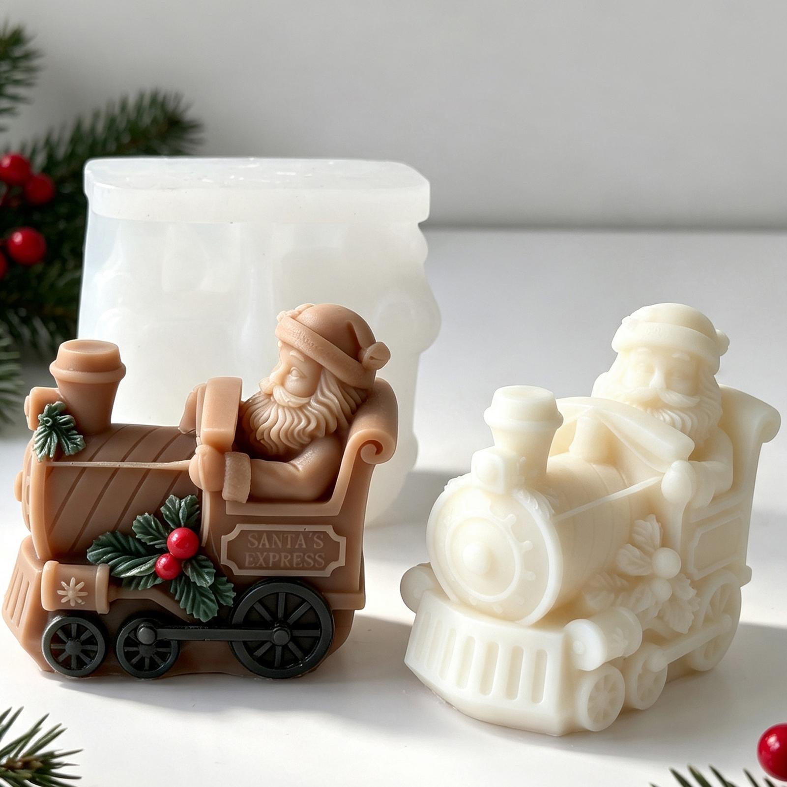 Kerstkaarsenmal in treinvorm,  - Resin Craft For Beginners recensie en prijs